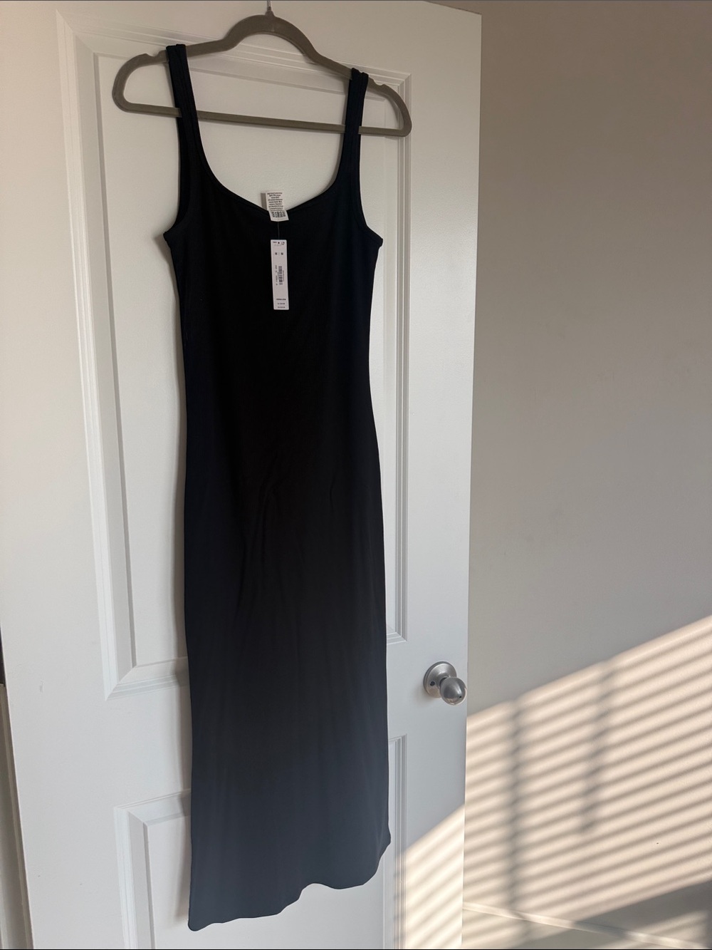 PINK Victoria's Secret Black Maxi Tank Dress